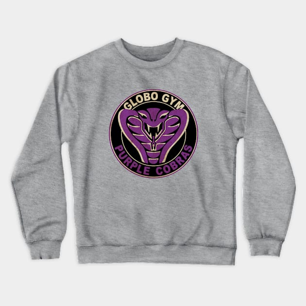 Globo Gym Purple Cobras Crewneck Sweatshirt by oxvaslim